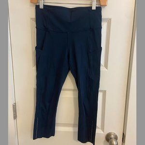 Lululemon Fats and Free Reflective High-Rise Crop 19"